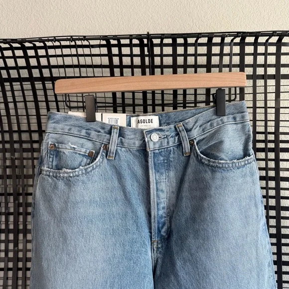 Agolde mid rise relaxed boot jeans - Picture 4 of 11